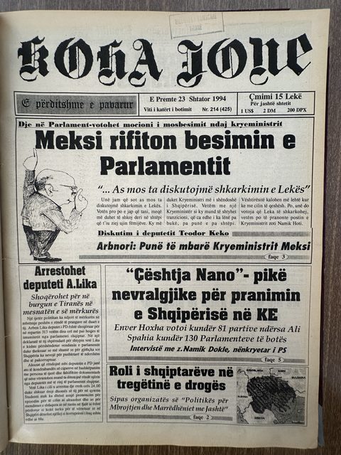 Koha Jonë 1994-09-23